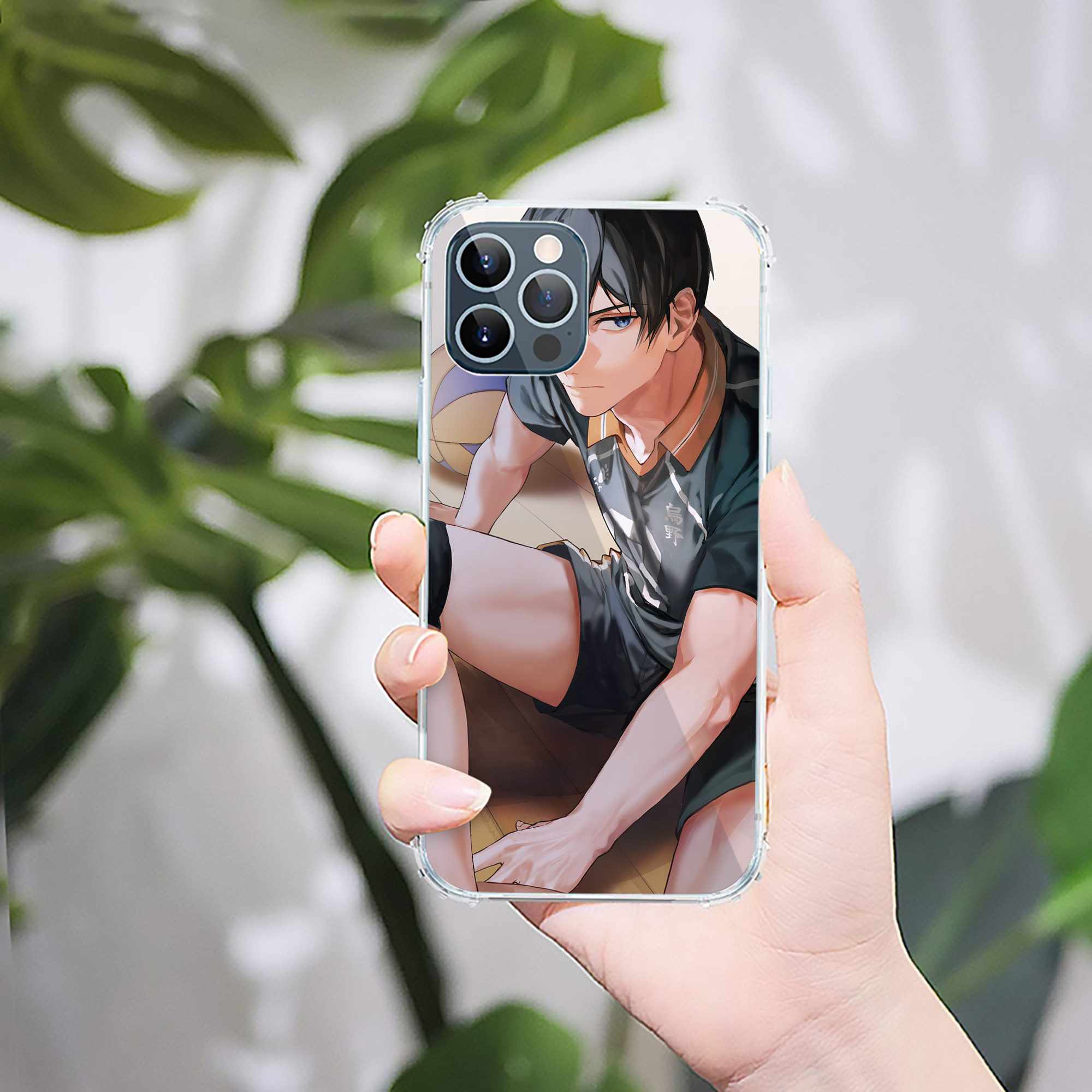 （画像用） ハイキュー!! Haikyu!! 【iPhone 12シリーズ対応】透明スマホケース（クリアソフトケース）